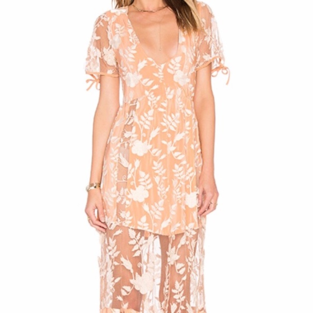 For Love and Lemons Mia Maxidress- Medium